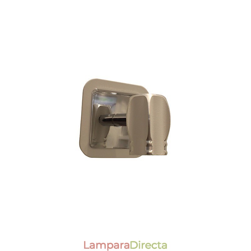 Apliques de pared cromados modernos para baño, 3 W