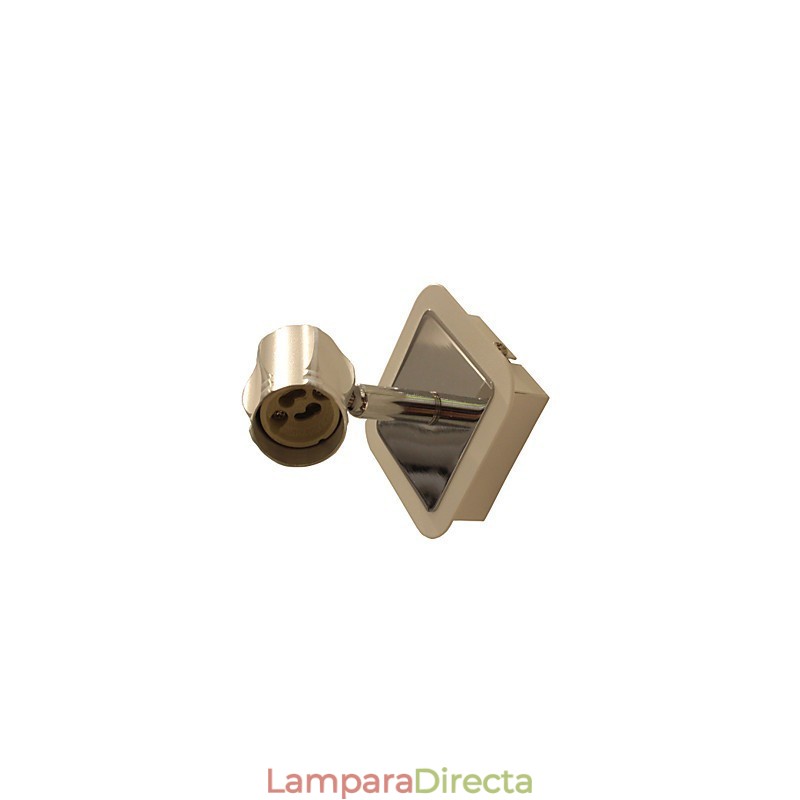 Apliques de pared cromados modernos para baño, 3 W