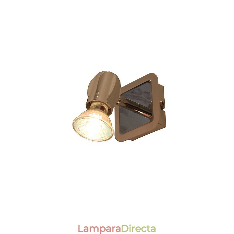 Apliques de pared cromados modernos para baño, 3 W