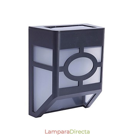 Lámpara de pared solar de color amarillo cálido con 2 faroles para terraza Lámpara de pared solar de color amarillo cálido con 2 faroles para terraza