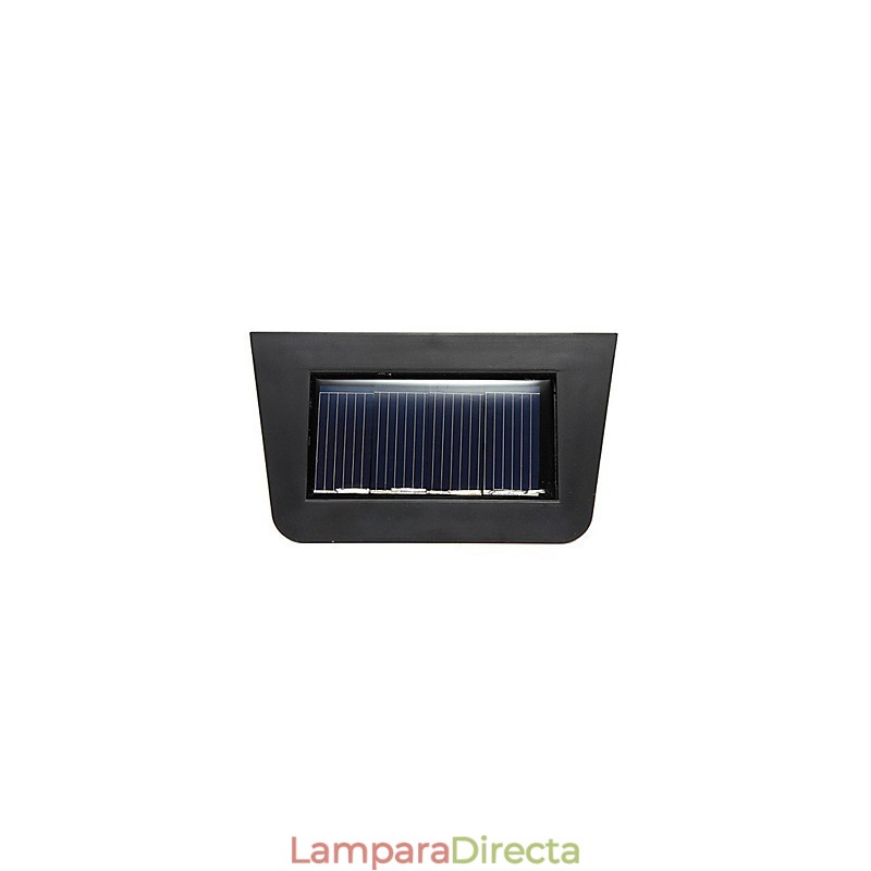 Lámpara de pared solar de color amarillo cálido con 2 faroles para terraza