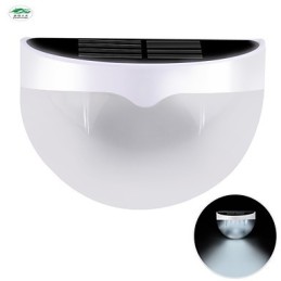 Lámpara solar impermeable IP55 blanca y negra