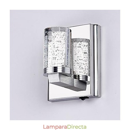 Mini lámpara de pared de 1 luz artística con baño de acero inoxidable Mini lámpara de pared de 1 luz artística con baño de acero inoxidable