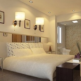 Elegante lámpara de pared de metal y tela con 1 luz en cilindro blanco
