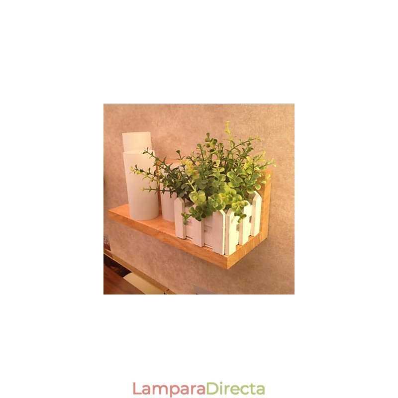 Lámpara de pared de tres luces y cristal