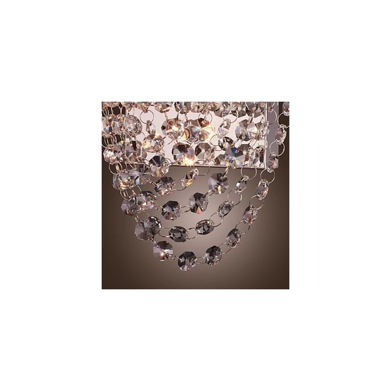 Bañadores de pared de cristal de metal moderno