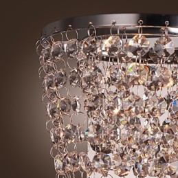Bañadores de pared de cristal de metal moderno