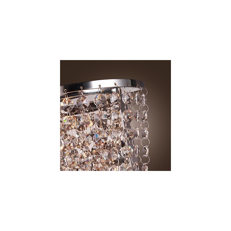 Bañadores de pared de cristal de metal moderno