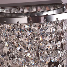 Bañadores de pared de cristal de metal moderno