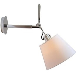 Apliques de pared Lámparas de brazo oscilante Lámparas de pared con forma de vela Lámparas de pared de lectura Modernas Contemporáneas Metal