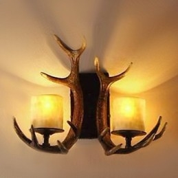 Aplique de pared con 2 luces en Antlers Feature