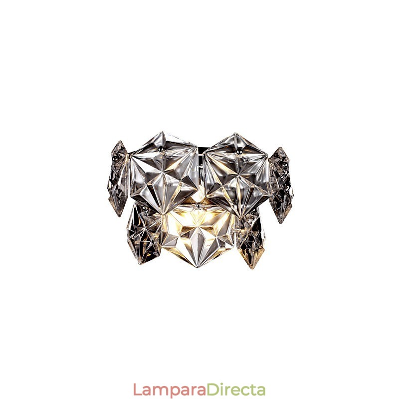 Apliques de pared de cristal modernos contemporáneos G9 Crystal