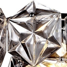 Apliques de pared de cristal modernos contemporáneos G9 Crystal