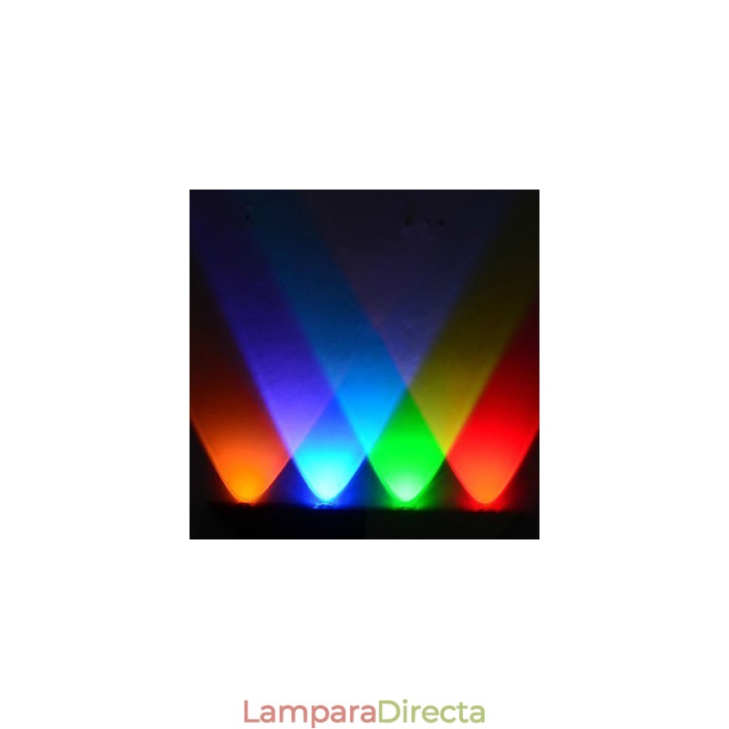 Lámpara de pared moderna con diseño elegante de estilo triangular en color negro y plateado.