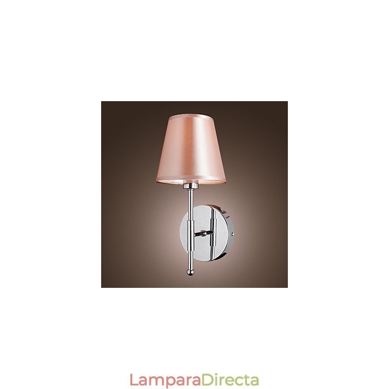 Lámpara de pared de diseño sencillo con luz cálida