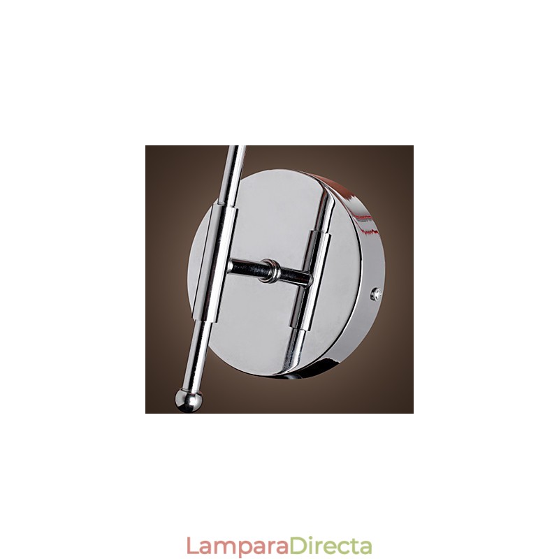 Lámpara de pared de diseño sencillo con luz cálida