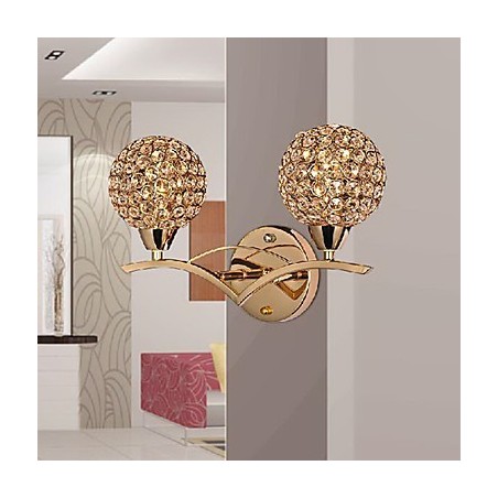 Aplique de pared moderno y elegante de 2 luces Aplique de pared moderno y elegante de 2 luces