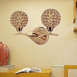 Aplique de pared moderno y elegante de 2 luces