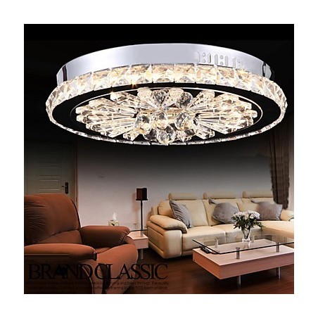 Lámpara de cristal empotrada moderna y contemporánea para sala de estar, cama, comedor, niños, metal Lámpara de cristal empotrada moderna y contemporánea para sala de estar, cama, comedor, niños, metal