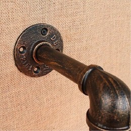 Lámpara de pared pequeña decorativa con pipa de agua sencilla y nostálgica