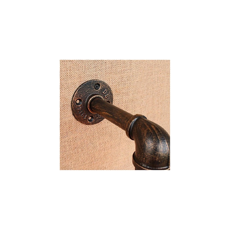 Lámpara de pared pequeña decorativa con pipa de agua sencilla y nostálgica