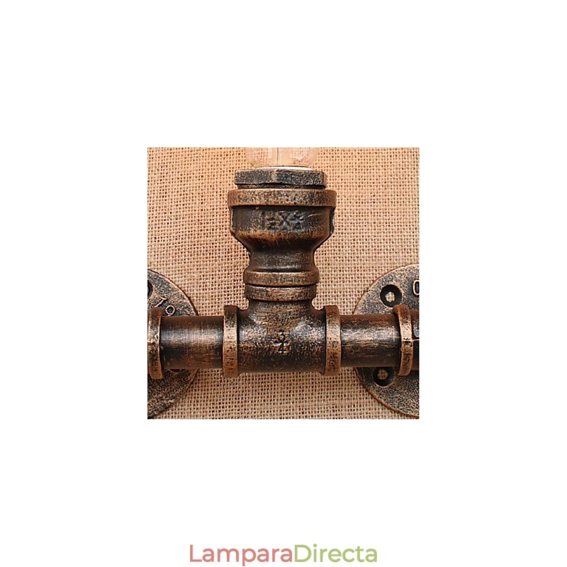 Lámpara de pared pequeña decorativa con pipa de agua sencilla y nostálgica