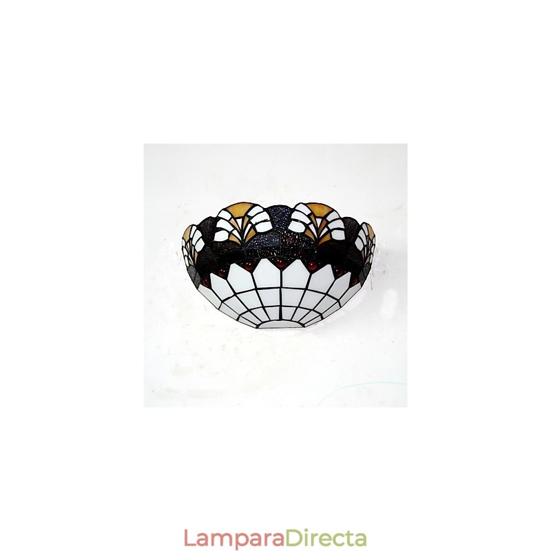 Lámparas de pared estilo retro campestre con pantalla de cristal para sala de estar, dormitorio, restaurante, cafetería, bar, apliques de pared