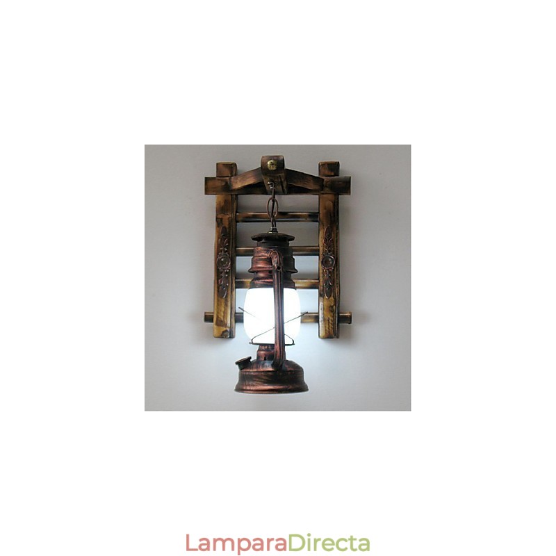 Lámparas de queroseno de iluminación creativa con nostalgia retro china, apliques de pared