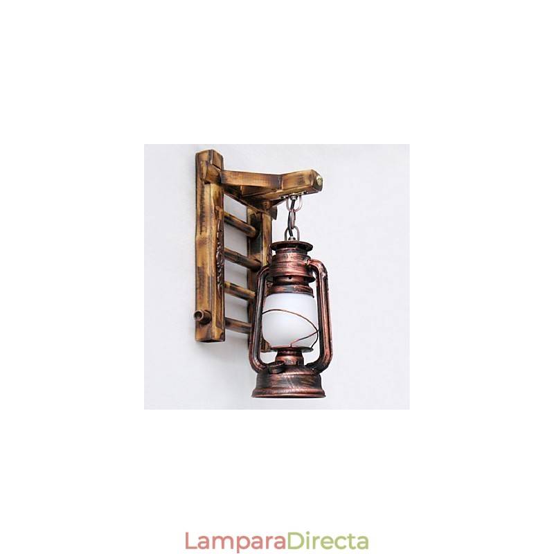 Lámparas de queroseno de iluminación creativa con nostalgia retro china, apliques de pared