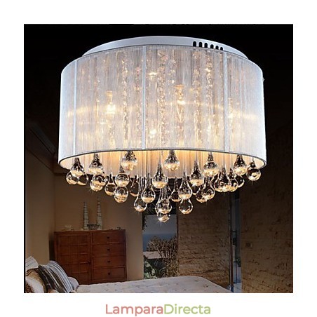Lámpara de techo romántica de cristal K9 Lámpara de techo romántica de cristal K9