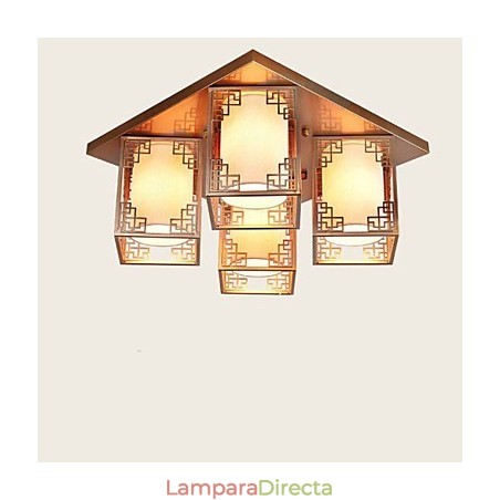 Lámparas de techo de hierro de estilo chino que crean un ambiente de iluminación. Lámparas de techo de hierro de estilo chino que crean un ambiente de iluminación.