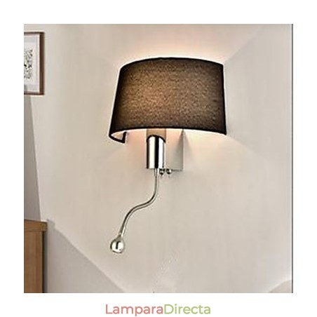 Lámpara de tela para pasillo de habitación de hotel, lámpara de noche con interruptor americano Lámpara de tela para pasillo de habitación de hotel, lámpara de noche con interruptor americano