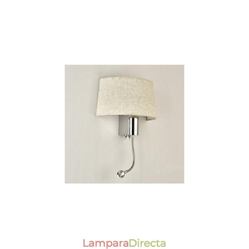 Lámpara de tela para pasillo de habitación de hotel, lámpara de noche con interruptor americano