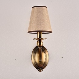 Apliques de pared con luz descendente, tradicionales, clásicos, galvanizados, con protección ocular