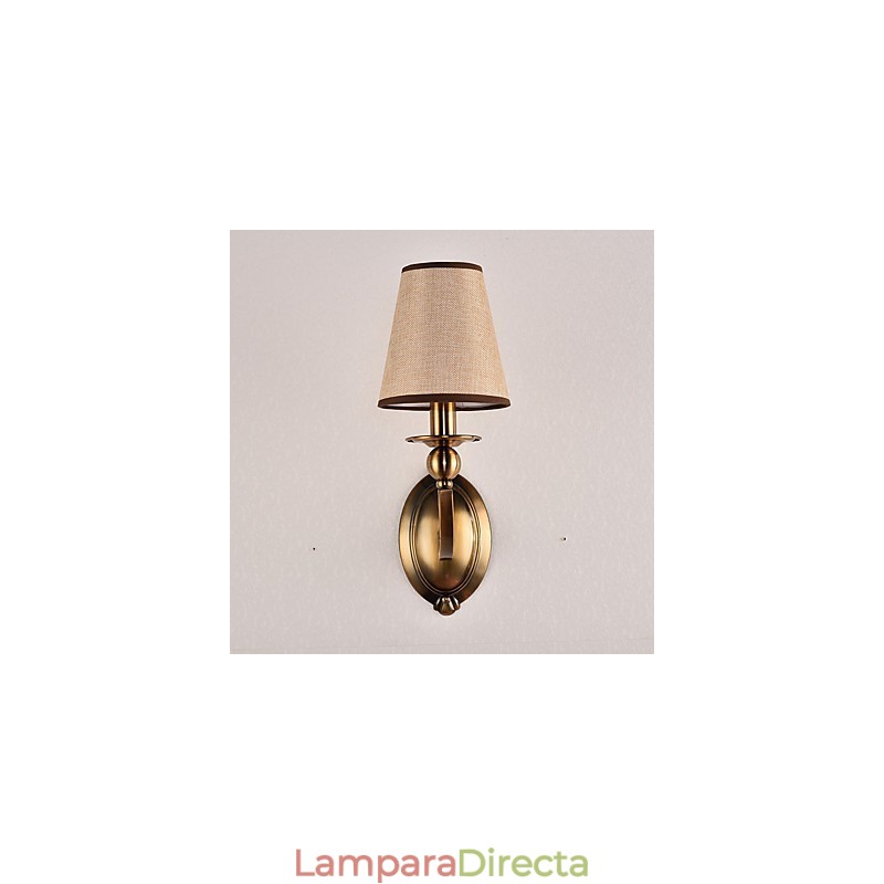 Apliques de pared con luz descendente, tradicionales, clásicos, galvanizados, con protección ocular