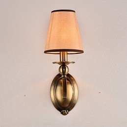 Apliques de pared con luz descendente, tradicionales, clásicos, galvanizados, con protección ocular