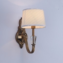 Apliques de pared con luz descendente, tradicionales, clásicos, galvanizados, con protección ocular