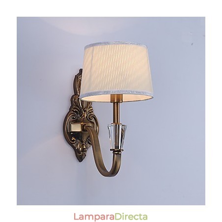 Apliques de pared con luz descendente, tradicionales, clásicos, galvanizados, con protección ocular Apliques de pared con luz descendente, tradicionales, clásicos, galvanizados, con protección ocular