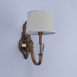 Apliques de pared con luz descendente, tradicionales, clásicos, galvanizados, con protección ocular