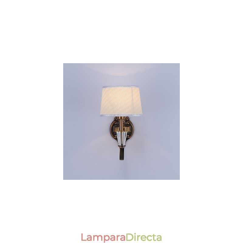 Apliques de pared con luz descendente, tradicionales, clásicos, galvanizados, con protección ocular