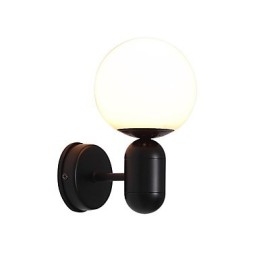 Apliques de pared con iluminación ascendente y protección ocular de estilo mini con pintura contemporánea moderna