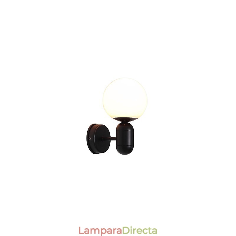 Apliques de pared con iluminación ascendente y protección ocular de estilo mini con pintura contemporánea moderna