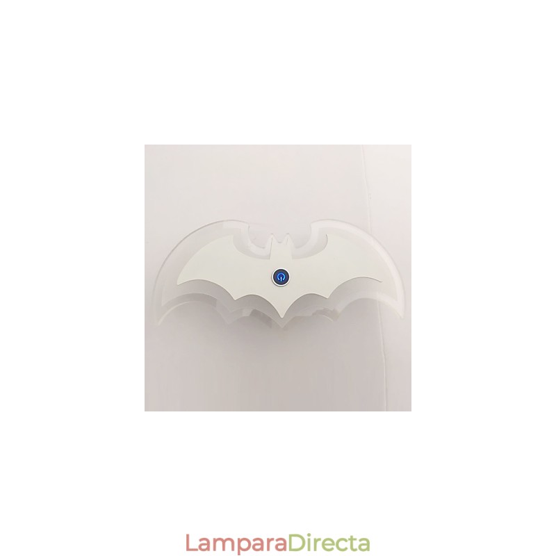 Lámpara de pared de acrílico moderna con forma de murciélago, lámpara de noche, apliques de pared, luces de pasillo