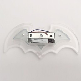 Lámpara de pared de acrílico moderna con forma de murciélago, lámpara de noche, apliques de pared, luces de pasillo