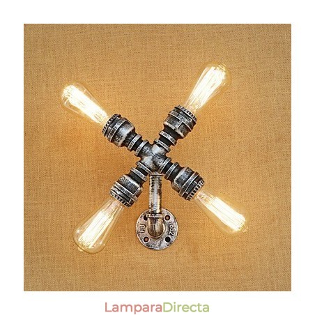 Aplique de pared con luz ambiental de brazo oscilante con pintura retro campestre Aplique de pared con luz ambiental de brazo oscilante con pintura retro campestre