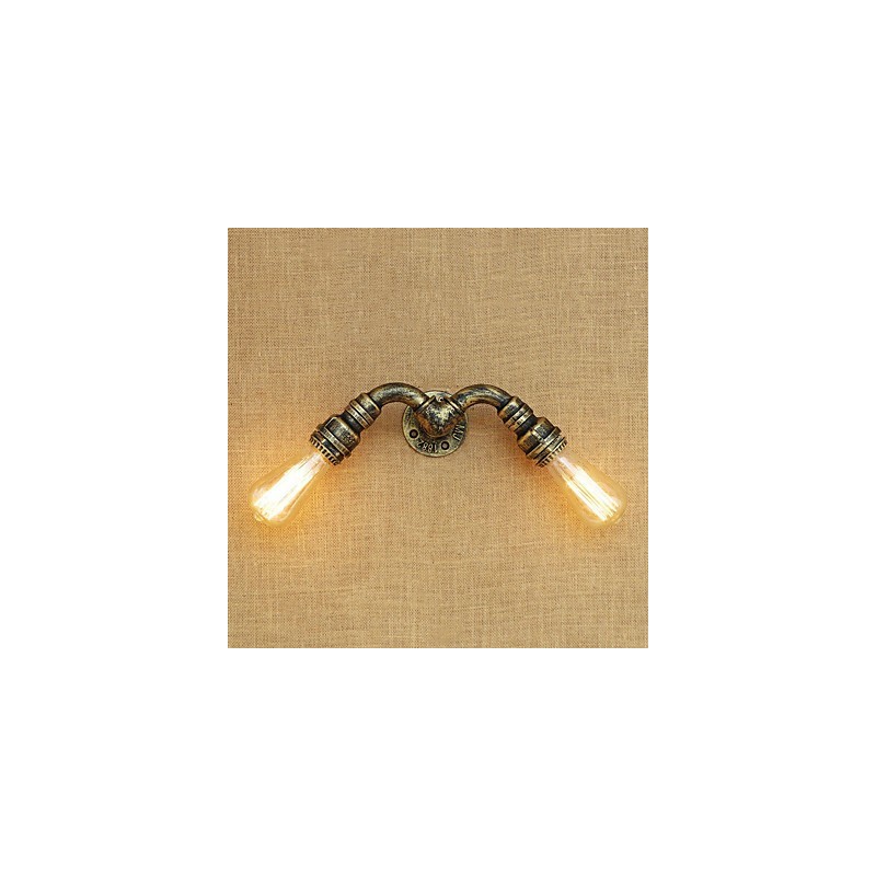Aplique de pared con luz ambiental estilo mini con pintura retro campestre