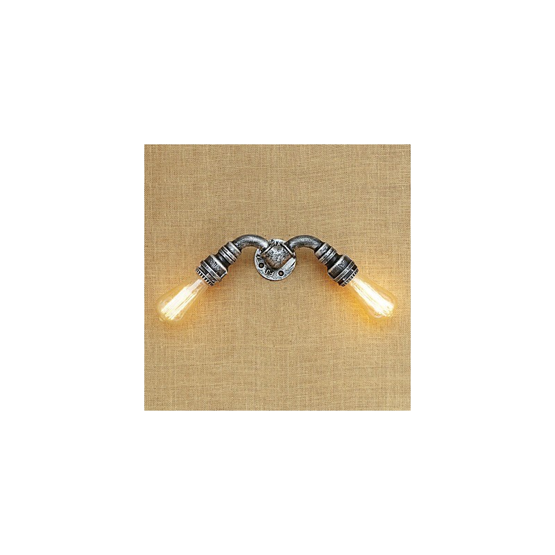 Aplique de pared con luz ambiental estilo mini con pintura retro campestre