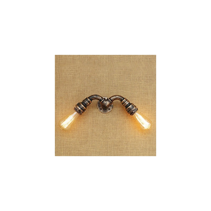 Aplique de pared con luz ambiental estilo mini con pintura retro campestre