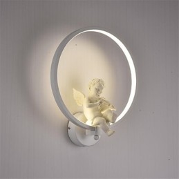 Apliques de pared con luz ambiental moderna y contemporánea integrada para estilo mini.