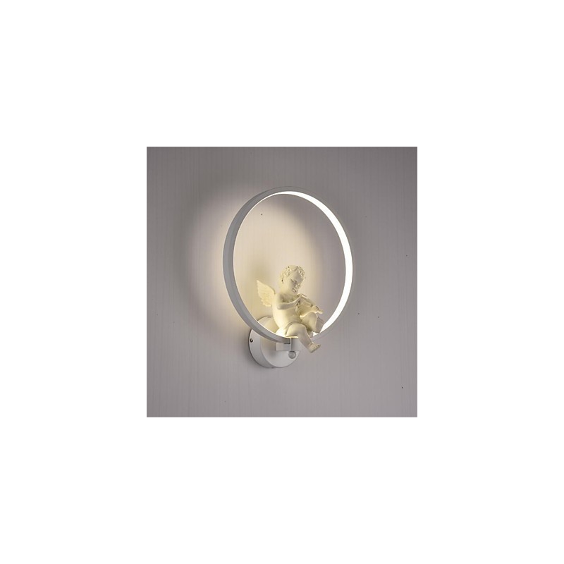 Apliques de pared con luz ambiental moderna y contemporánea integrada para estilo mini.
